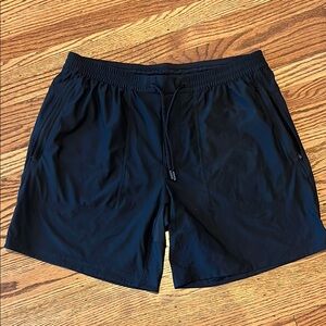 Lululemon Athletica Black Athletic Shorts Lightweight Elastic Waist